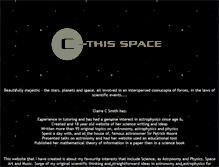 Tablet Screenshot of cthisspace.com